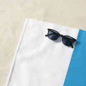 マルセイユ国旗（フランス） ビーチタオル (インサイチュ)