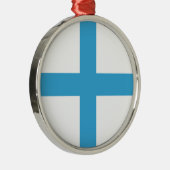 マルセイユ国旗（フランス） メタルオーナメント (右)