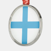 マルセイユ国旗（フランス） メタルオーナメント (左)