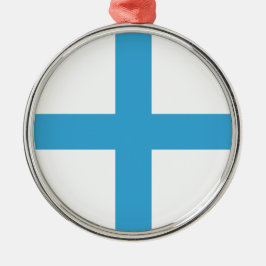 マルセイユ国旗（フランス） メタルオーナメント