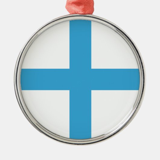 マルセイユ国旗（フランス） メタルオーナメント (正面)