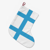 マルセイユ国旗（フランス） ラージクリスマスストッキング (正面 (吊り時))