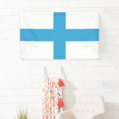 マルセイユ国旗（フランス） 横断幕 (インサイチュ)