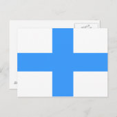 マルセイユ国旗 ポストカード (正面/裏面)