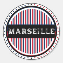 マルセイユ市への誇りエンブレム - フランスのアイデンティティ