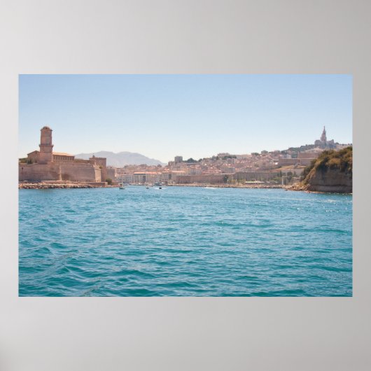 マルセイユ港 ポスター (正面)
