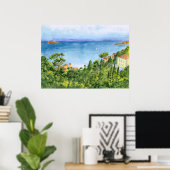 マルセイユ湾，フランス – フレーミングプリント ポスター (ホームオフィス)