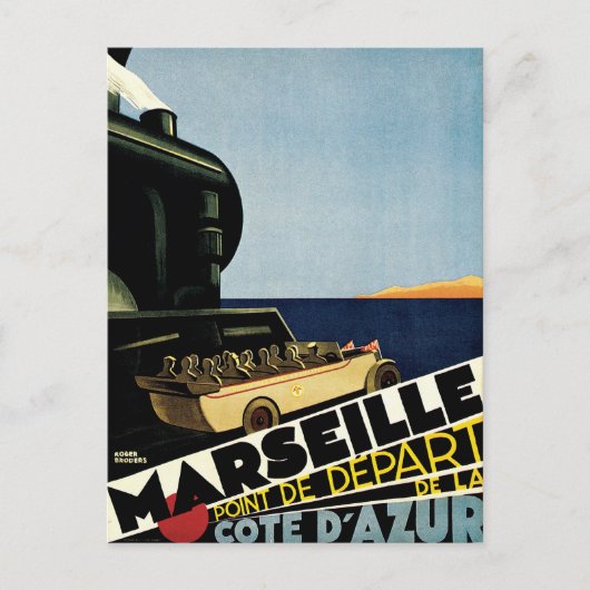 マルセイユ～コートダジュール ポストカード (正面)