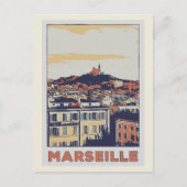 マルセイユ・ノートルダム・デ・ラ・ガーデ・フランス ポストカード (正面)