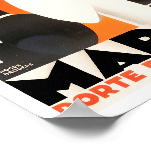 マルセイユ・フランスヴィンテージ旅行ポスター ポスター (角)