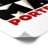 マルセイユ、フランスヴィンテージ旅行 ポスター (角)