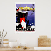 マルセイユ、フランスヴィンテージ旅行 ポスター (キッチン)