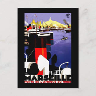 マルセイユ、フランスヴィンテージ旅行 ポストカード