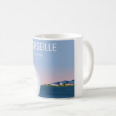 マルセイユ・フランス景観 コーヒーマグカップ (正面右)