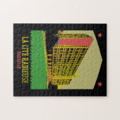 マルセイユ・フランス、シテ・ラジュースバイ・ル・コルビュジエ ジグソーパズル (横)