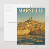 マルセイユ - フランス ポストカード (正面/裏面)