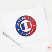 マルセイユ フランス ラウンドシール (封筒)