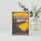 マルセイユ・フランス・ヴィンテージ・ポスター1922 ポストカード (スタンド正面)