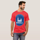 マルセイユ フランス 市章 ファミリー Tシャツ (正面フル)