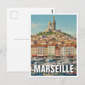 マルセイユ フランス 旅行 ポストカード (正面/裏面)
