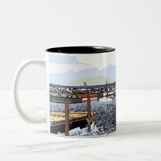 マルセイラン南フランス  ツートーンマグカップ (左)