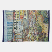 マルセシンオンレイクガルダバイグスタフクリムト キッチンタオル (横)