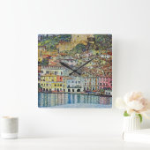 マルセシンオンレイクガルダバイグスタフクリムト スクエア壁時計 (ホーム)