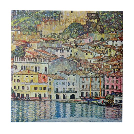 マルセシンオンレイクガルダバイグスタフクリムト タイル (正面)