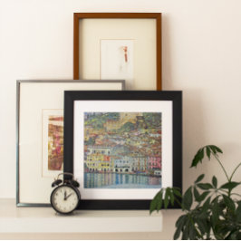 マルセシンオンレイクガルダバイグスタフクリムト ポスター