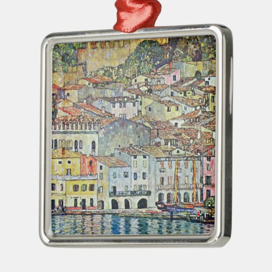 マルセシンオンレイクガルダバイグスタフクリムト メタルオーナメント (左)