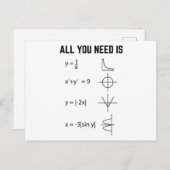 マルセマチスト |数学先生数学ギフト ポストカード (正面/裏面)