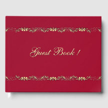 マルセラと金ゴールドデザインゲストブック