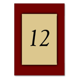 マルセラ テーブル ナンバー カード