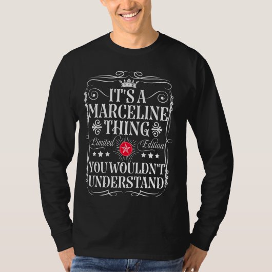 マルセリンの名前はマルセリンの名前だ Tシャツ (正面)