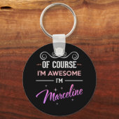 マルセリーヌもちろん素晴らし キーホルダー (正面)