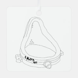 マルセルデュシャンの泉R.Mutt 1917 メタルオーナメント