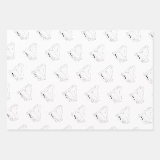 マルセルデュシャンの泉R.Mutt 1917 ラッピングペーパーシート (正面)