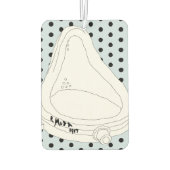 マルセルデュシャンR.マット1917噴水 カーエアーフレッシュナー (裏面)