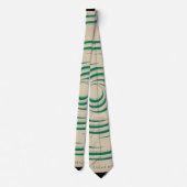 マルセルドゥシャンロトリリーフグリーンタイ ネクタイ (裏面)