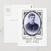 マルセルプルースト ポストカード (正面/裏面)