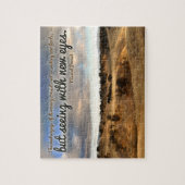 マルセルプー感動的スト引用文「新しい目」 ジグソーパズル (縦)