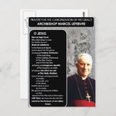 マルセルレフェブル大司教の列聖 ポストカード (正面/裏面)