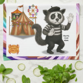 マルセル、サイレント・ミーム キッチンタオル (折り畳み)