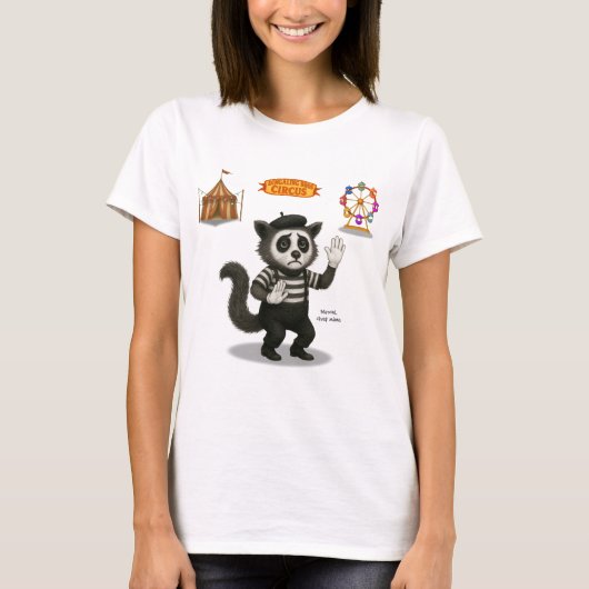 マルセル、サイレント・ミーム Tシャツ (正面)