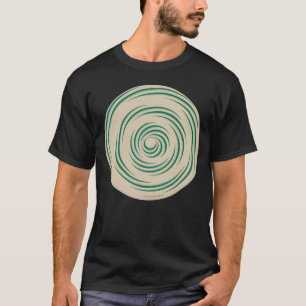 マルセル・デュシャン・ロトレリーフグリーンTシャツ Tシャツ
