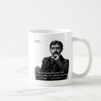 マルセル・プルーストと有名な名言 コーヒーマグカップ