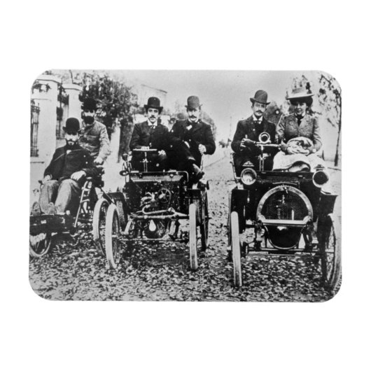 マルセル(d.1903)とルイ(1877-1944)ルノードライブ マグネット (横)