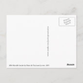 マルセレ貸し手アンリ・デ・トゥールーズ・ロートレック ポストカード (裏面)