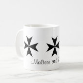マルタおよびそれを愛しますマグ コーヒーマグカップ (正面左)