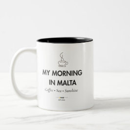 マルタでの朝 | マルタのコーヒーマグ | マルタG ツートーンマグカップ